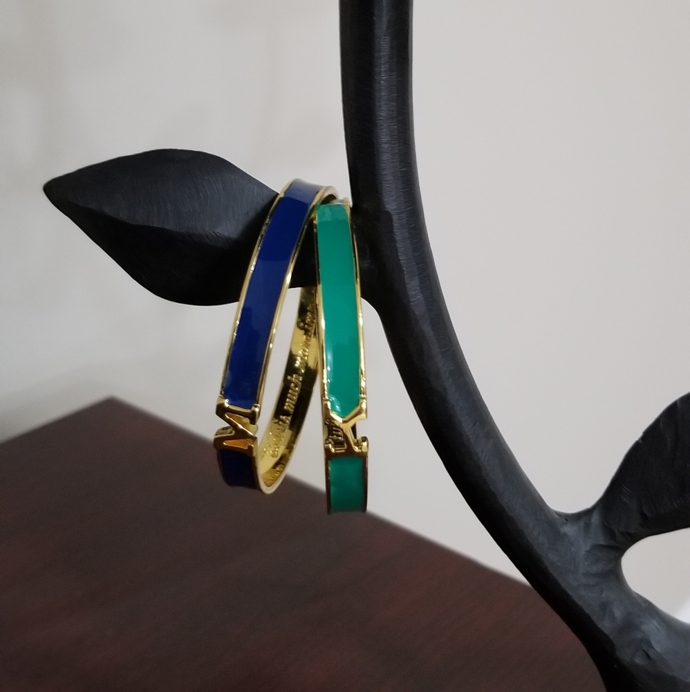 Liz Claiborne enamel bangle bracelets